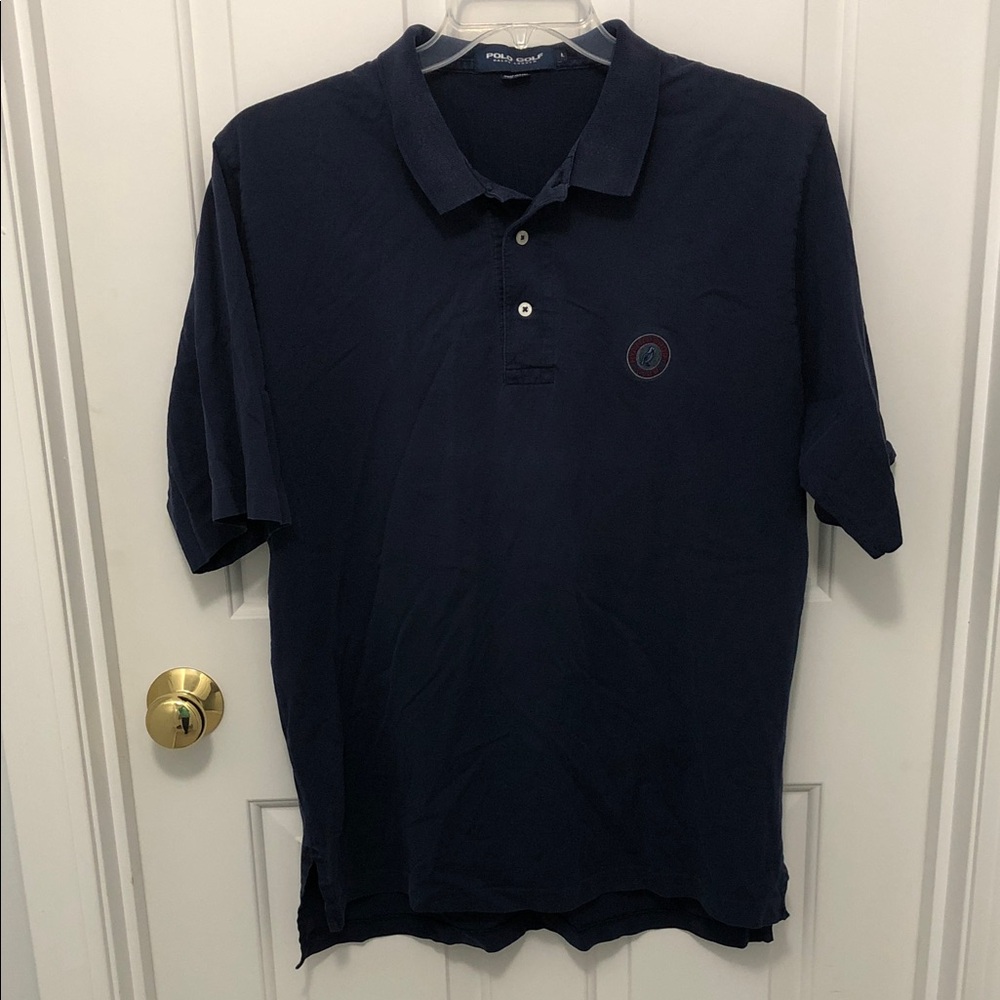 Polo by Ralph Lauren Navy Short-Sleeve Polo with Embroidered Crest